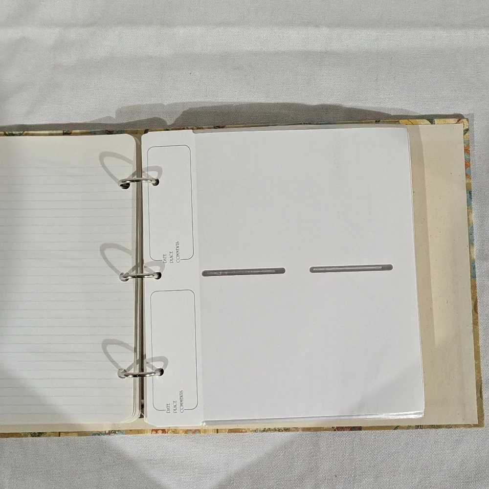 NEW Floral and Vegetable Print Journal/Planner